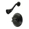 Kingston Brass KB3630AXSO Pressure Balanced Shower Faucet, Matte Black KB3630AXSO - alternate 1